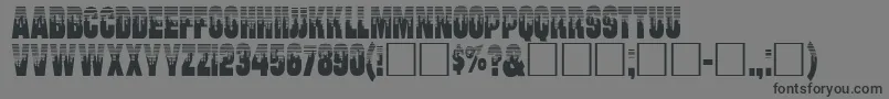WillHarrisRegular Font – Black Fonts on Gray Background