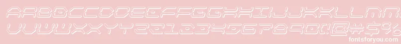 kaylon3dital Font – White Fonts on Pink Background