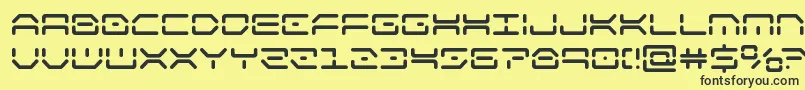 kaylonbold Font – Black Fonts on Yellow Background