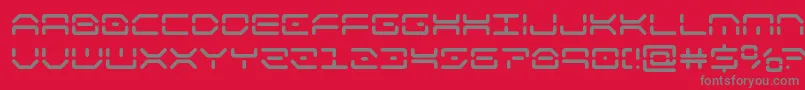 kaylonbold Font – Gray Fonts on Red Background