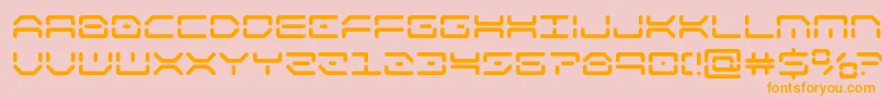 kaylonbold Font – Orange Fonts on Pink Background