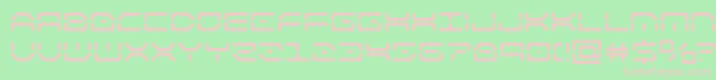 kaylonbold Font – Pink Fonts on Green Background