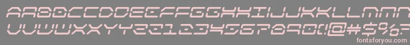 kaylonboldital Font – Pink Fonts on Gray Background