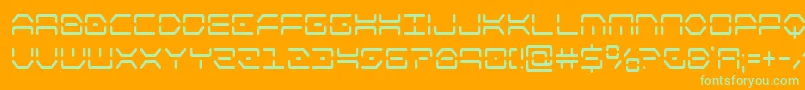 fuente kayloncond – Fuentes Verdes Sobre Fondo Naranja