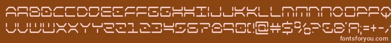 kayloncond Font – Pink Fonts on Brown Background