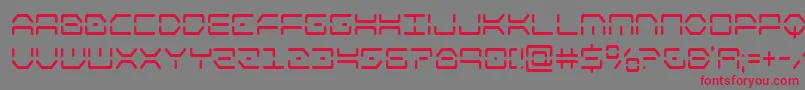 kayloncond Font – Red Fonts on Gray Background