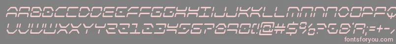 kayloncondital Font – Pink Fonts on Gray Background
