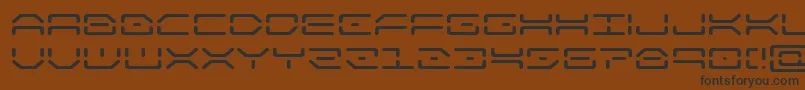 フォントkaylonexpand – 黒い文字が茶色の背景にあります