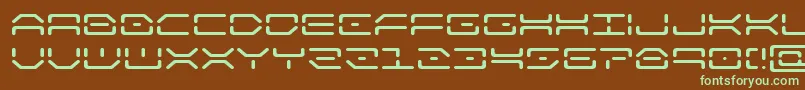 Шрифт kaylonexpand – зелёные шрифты на коричневом фоне