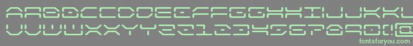 kaylonexpand-fontti – vihreät fontit harmaalla taustalla