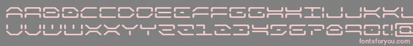 kaylonexpand Font – Pink Fonts on Gray Background