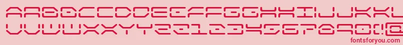 kaylonexpand Font – Red Fonts on Pink Background