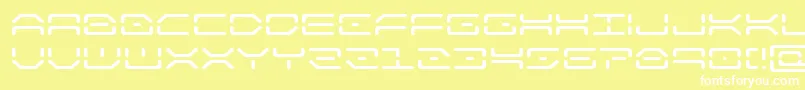 kaylonexpand Font – White Fonts on Yellow Background