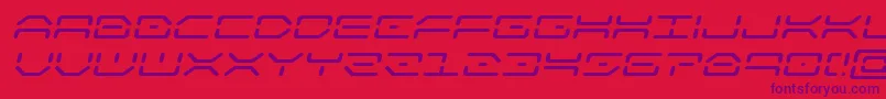 Шрифт kaylonexpandital – фиолетовые шрифты на красном фоне