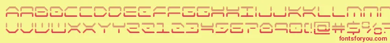 kaylongrad Font – Red Fonts on Yellow Background