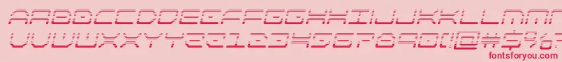 kaylongradital Font – Red Fonts on Pink Background