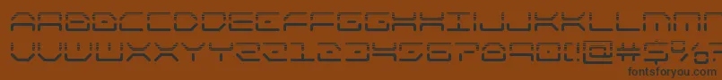 Шрифт kaylonhalf – чёрные шрифты на коричневом фоне