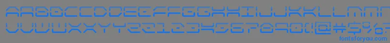Шрифт kaylonhalf – синие шрифты на сером фоне