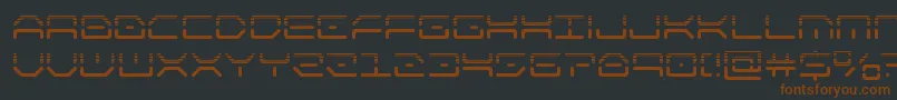 kaylonhalf-fontti – ruskeat fontit mustalla taustalla