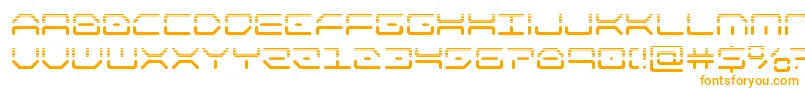 Шрифт kaylonhalf – оранжевые шрифты на белом фоне