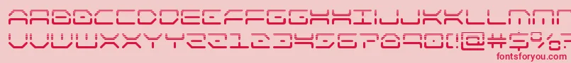 kaylonhalf-fontti – punaiset fontit vaaleanpunaisella taustalla
