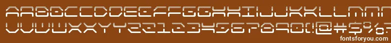 Шрифт kaylonhalf – белые шрифты на коричневом фоне