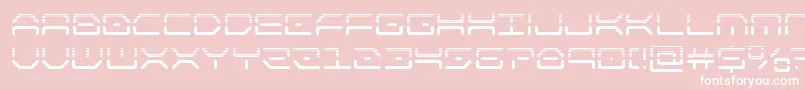 Шрифт kaylonhalf – белые шрифты на розовом фоне