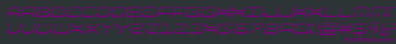 kaylonhalfital Font – Purple Fonts on Black Background