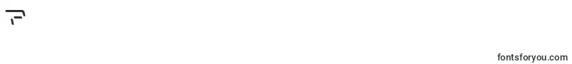 フォントkaylonleft – フォント数字7