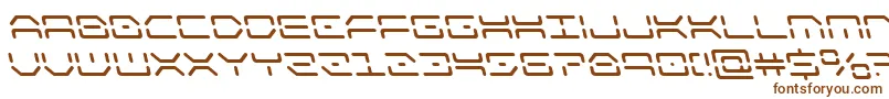 kaylonleft Font – Brown Fonts on White Background