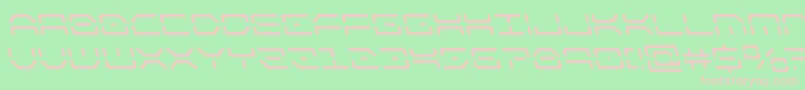 kaylonleft Font – Pink Fonts on Green Background