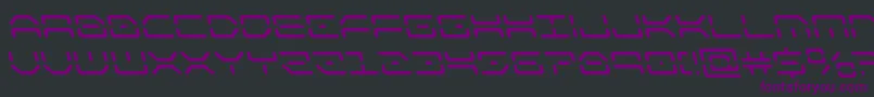 kaylonleft Font – Purple Fonts on Black Background