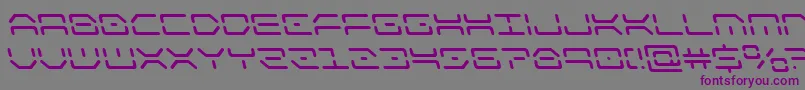 kaylonleft Font – Purple Fonts on Gray Background
