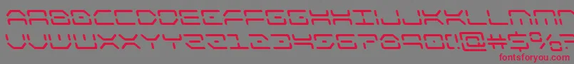 kaylonleft Font – Red Fonts on Gray Background