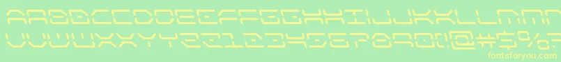 kaylonleft Font – Yellow Fonts on Green Background