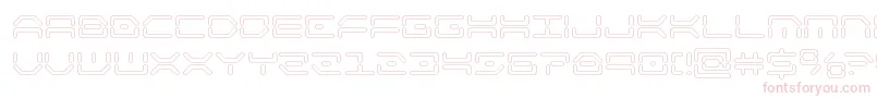 kaylonout Font – Pink Fonts on White Background
