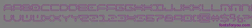 kaylonout Font – Purple Fonts on Gray Background