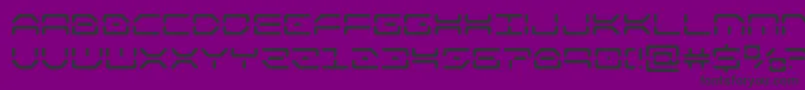 kaylonsemibold Font – Black Fonts on Purple Background