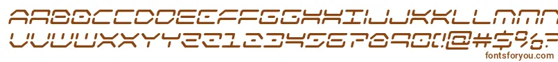Шрифт kaylonsemiboldital – коричневые шрифты на белом фоне