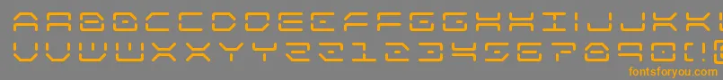 kaylontitle Font – Orange Fonts on Gray Background