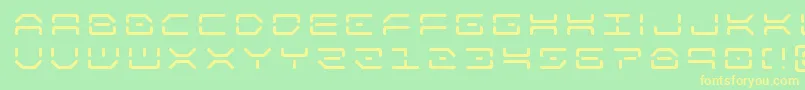 kaylontitle Font – Yellow Fonts on Green Background
