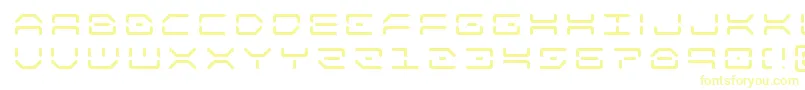 Шрифт kaylontitle – жёлтые шрифты