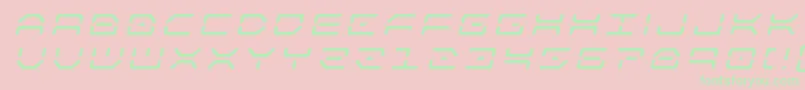 kaylontitleital Font – Green Fonts on Pink Background