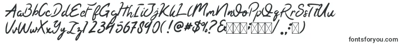 Шрифт Kaysan Signature – шрифты Disney