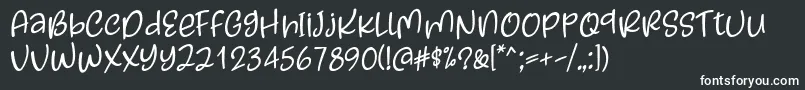 Kayskew October Eleven Font by Situjuh 7NTypes-fontti – valkoiset fontit