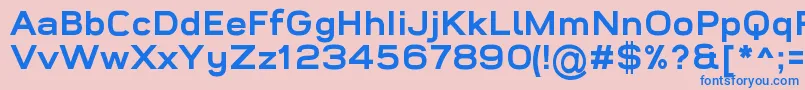 WidolteBoldDemo Font – Blue Fonts on Pink Background