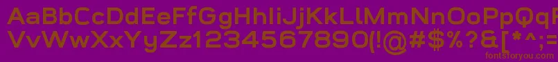 WidolteBoldDemo Font – Brown Fonts on Purple Background