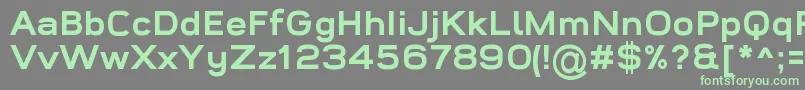 WidolteBoldDemo Font – Green Fonts on Gray Background