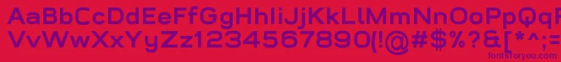 WidolteBoldDemo Font – Purple Fonts on Red Background