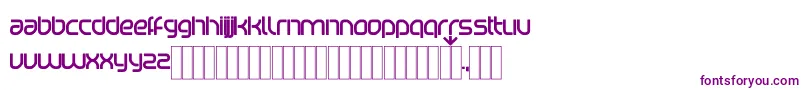 KDBetaport Regular Font – Purple Fonts on White Background